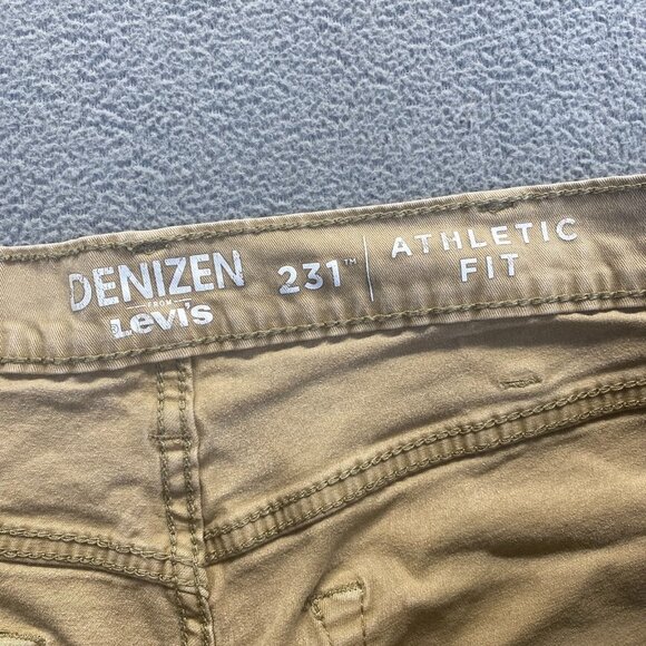 Denizen Levis 231 Mens Pants Size 38X32 Beige Athletic Fit - Picture 3 of 13